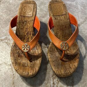 Tory Burch Cork Wedge Sandals